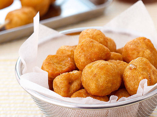 Resep Jajanan Anak: Bola-bola Singkong Kornet