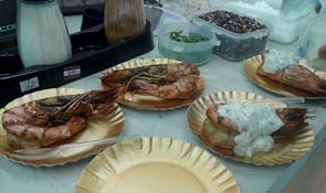 Grilled udang saus mayonaise