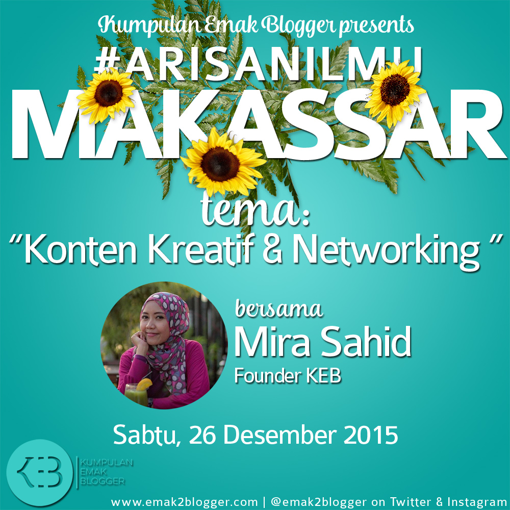 Arisan Ilmu Makassar: Content Creative dan Networking