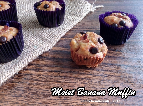 Resep Moist Banana Muffin