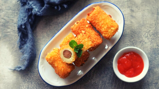 Resep Roti Goreng Isi Sosis Keju
