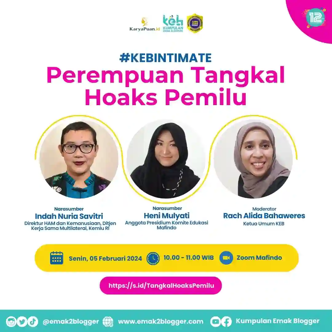 Perempuan Tangkal Hoaks Pemilu