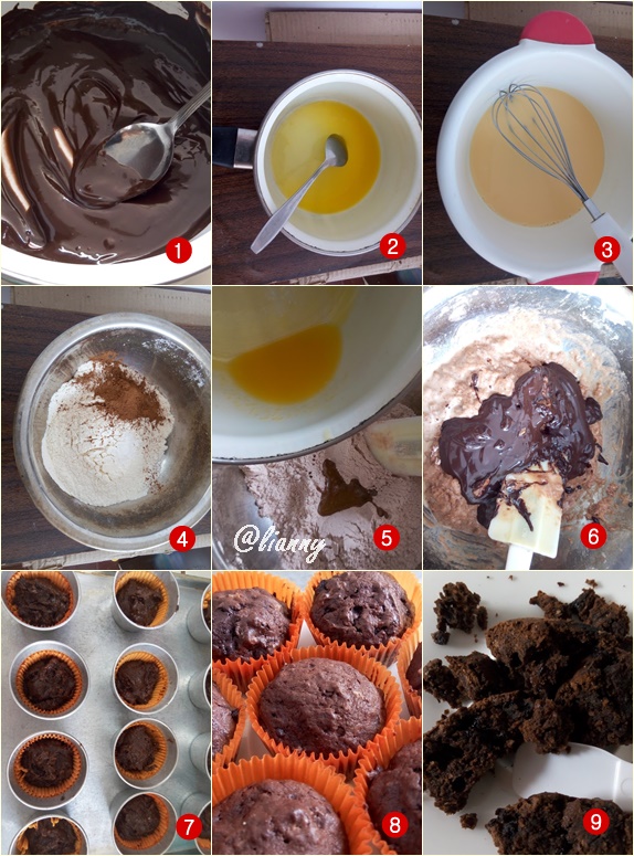 Cara membuat muffin cokelat
