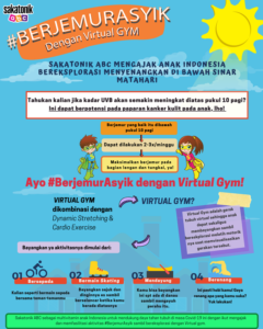 Virtual Gym Sambil #BerjemurAsyik Bersama Sakatonik ABC