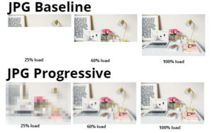 JPG Baseline vs JPG Progressive Comparison